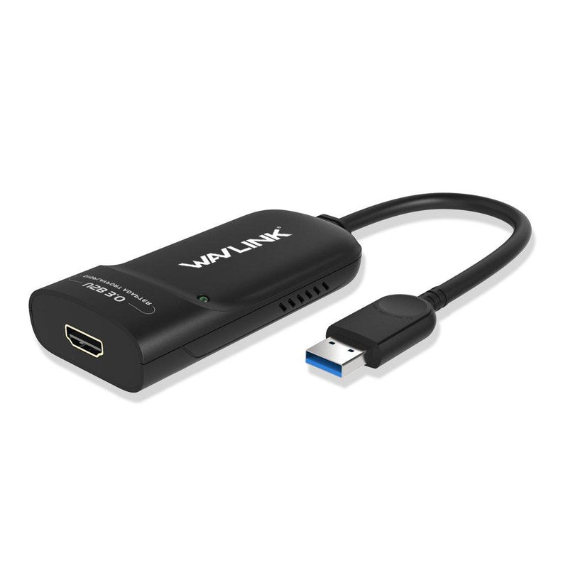 WAVLINK USB 3.0 to HDMI Display Adapter,4K Ultra HD Video Graphic Adapter with Audio for Multi Monitor up to 3840 X 2160,DisplayLink Chipset DL5500,Support Windows 10/8.1/8/7
