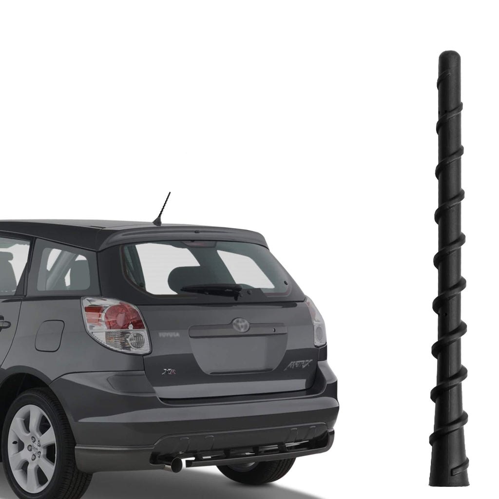 KSaAuto Spiral Antenna Compatible with 2000-2015 Toyota Prius Celica Corolla Matrix Yaris Hatchback - 7 inches AM/FM Radio Short Antenna Replacement