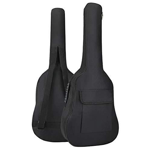 YiPaiSi 36 Inch Acoustic Guitar Gig Bag, Waterproof Guitar Case, Soft Guitar Backpack, Padded Dual Shoulder Strap, Soft Case Cover Adjustable Bag for Acoustic Classical Guitar