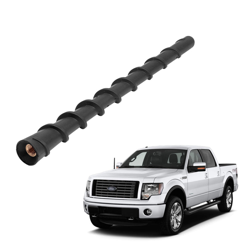 KSaAuto Antenna for Ford F150 2009-2021 | 8 Inches Spiral Flexible Rubber Antenna Mast Replacement | Designed for Optimized FM/AM Reception Compatible with F150 2009 10 11 12 13 14 15 16 17 19 20 2021