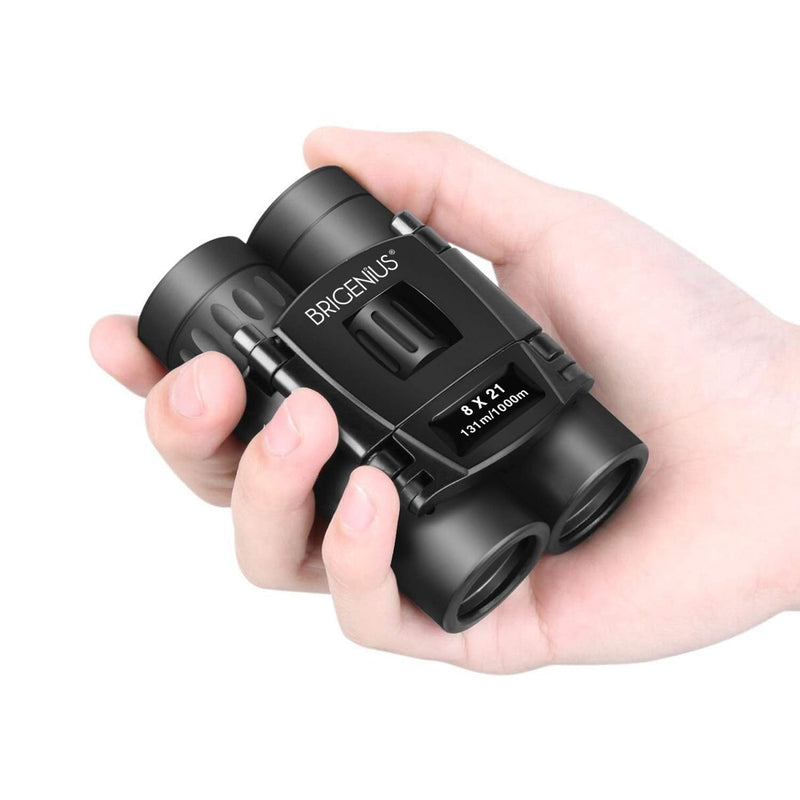 BRIGENIUS 8x21 Small Binoculars, Compact Binoculars for Adults Kids Bird Watching, Mini Pocket Lightweight Binoculars for Opera Concert Theater 8X21 mini