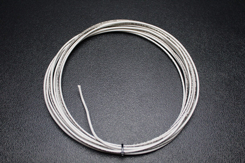 12 Gauge THHN Wire Stranded White 10 FT THWN 600V 90C Building Machine Cable AWG