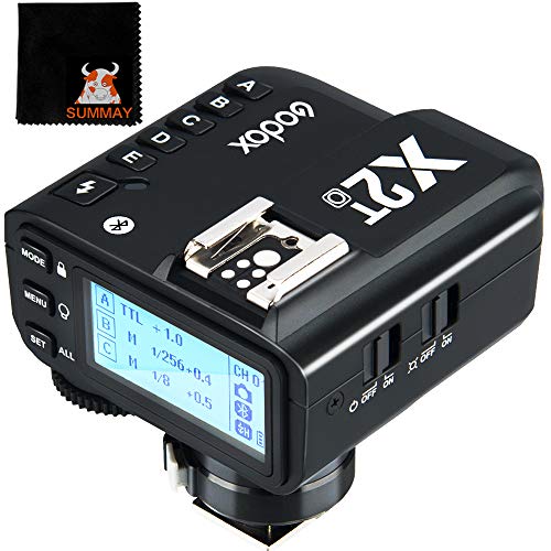 GODOX X2T-O TTL Flash Trigger 1/8000s HSS TTL Manual Function for Olympus for Panasonic Cameras with Clean Cloth (X2T-O) (X2T-O)