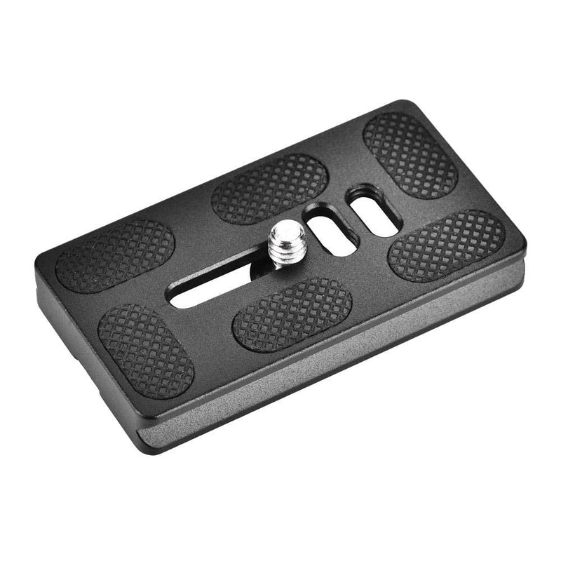 V BESTLIFE Aluminum Alloy Quick Release Plate with 1/4inch Screw Mount for Arca Benro Monopod Tripod Ball Head SLR Camera, Black(PU70)