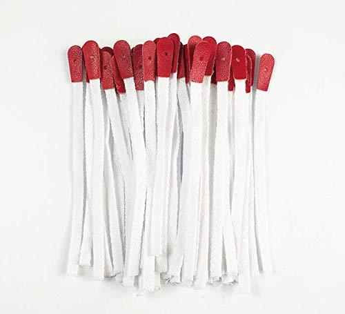 Timiy White and Red Color Cloth Piano Bridle Straps 90pcs