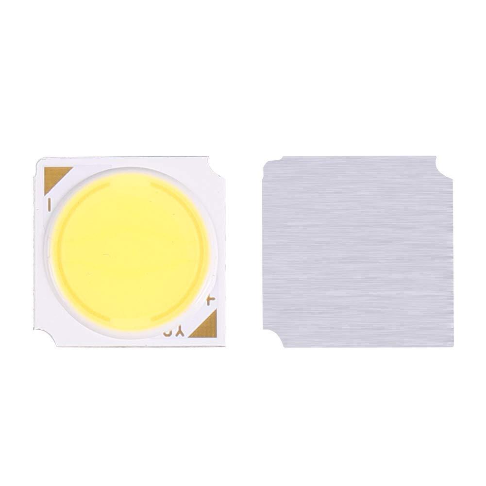 Othmro COB LED Chip Module Square LED Board 300mA 10W Pure White 6500K 10 Pcs