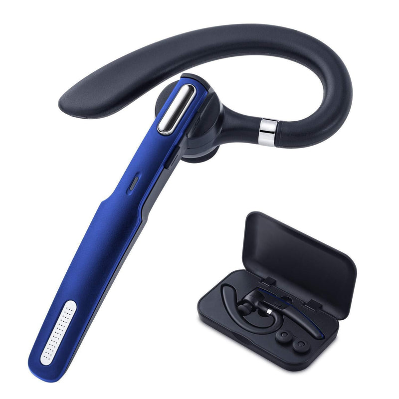 Candeo Bluetooth Headset V4.2, Wireless Bluetooth Earpiece Hands-Free Earphones with Noise Cancellation Mic for Driving/Business/Office/Home, Compatible with iPhone and Android Cell Phones