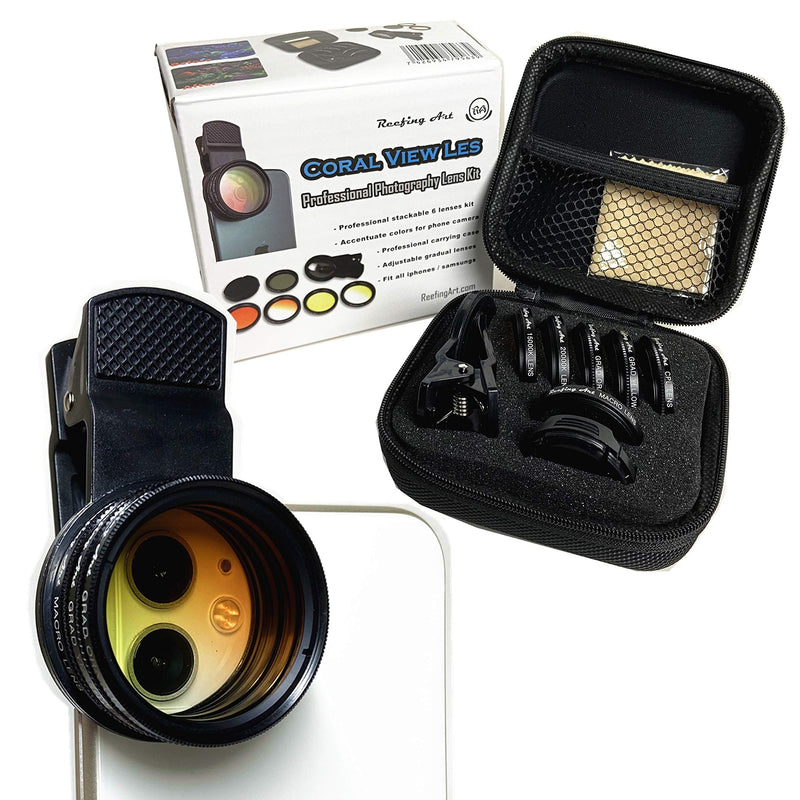 Coral View Lens Professional Photography 10 in 1 Kit Reef Lenses