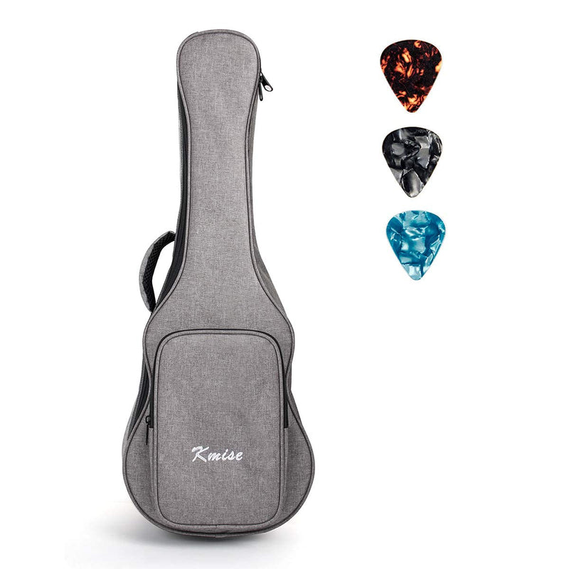 [AUSTRALIA] - Kmise Soprano Ukulele Gig Bag 21 inch Soft Carring Case Double Strap With 3 Picks 