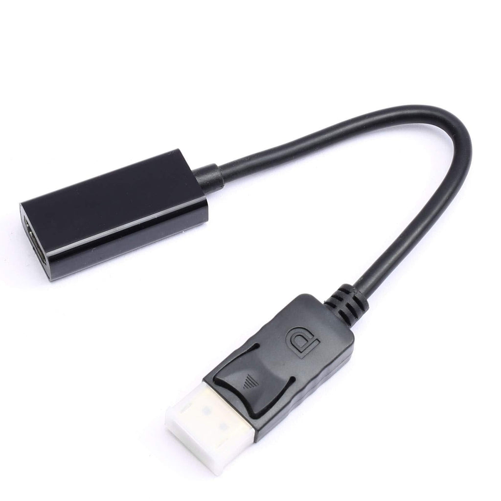 DEVMO DP Displayport Male to HDMI Female Cable Converter Adapter Compatible with Lenovo, Dell, HP, ASUS PC