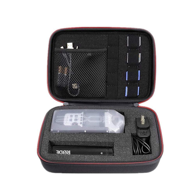 [AUSTRALIA] - Hallart Travel Carry Case for Zoom H1, H2N, H5, H4N, H6, F8, Q8 Handy Music Recorders, Charger, Mic Tripod Adapter,SD cards and Accessories 