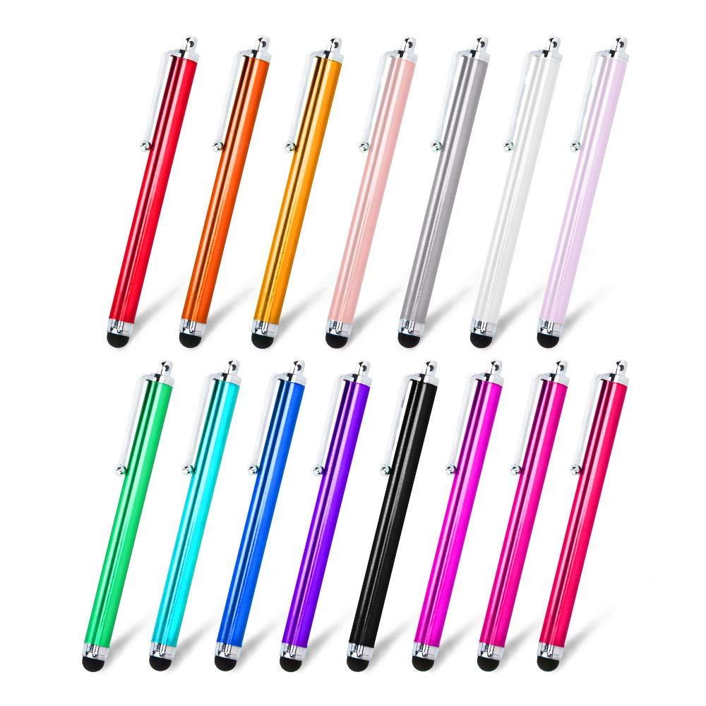 Briout Stylus Pen Set of 22 Pack for Universal Touch Screens Devices, Capacitive Stylus for iPad, iPhone, Samsung, Kindle, Tablet (13 Multicolor) 13
