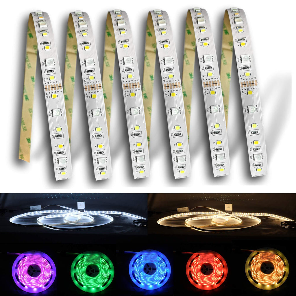 [AUSTRALIA] - K2 Home Tech High Output 5M RGB CCT LED Strip, 90 LEDs per Meter, Total 450 LED's, Maximum 2750 Lumen Output on Cool White. 16 Million Colors and Tune-able Whites… Rgbcct 24v Strip 