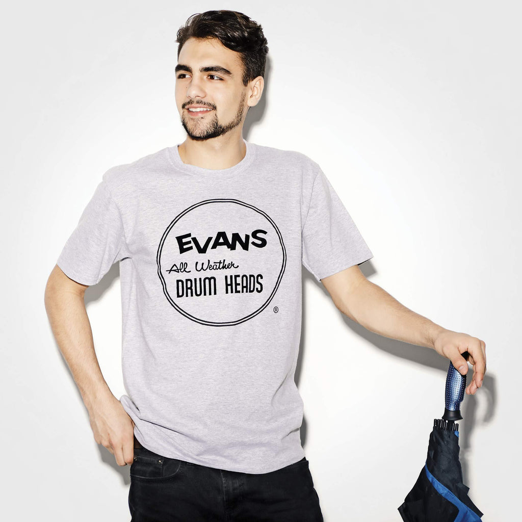 Evans "All Weather" Vintage Grey T-Shirt - Medium (EVP73M)