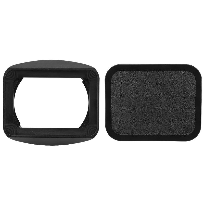 Haoge LH-S24B Bayonet Square Metal Lens Hood Shade with Cap for Sony FE 24mm F1.4 GM SEL24F14GM Wide Angle Prime Lens