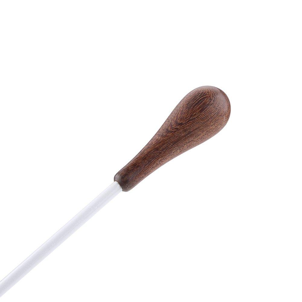 15inch Wood Handle Music Conductor Baton Orchestra Conductor Music Baton FRP stick for Symphony Leader Choral Director Accessories