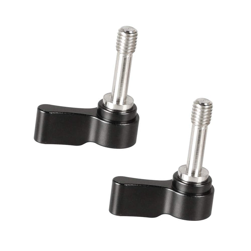 CAMVATE M6 Ratchet Wingnut Assembly Knob Black (A Pair) - 2159