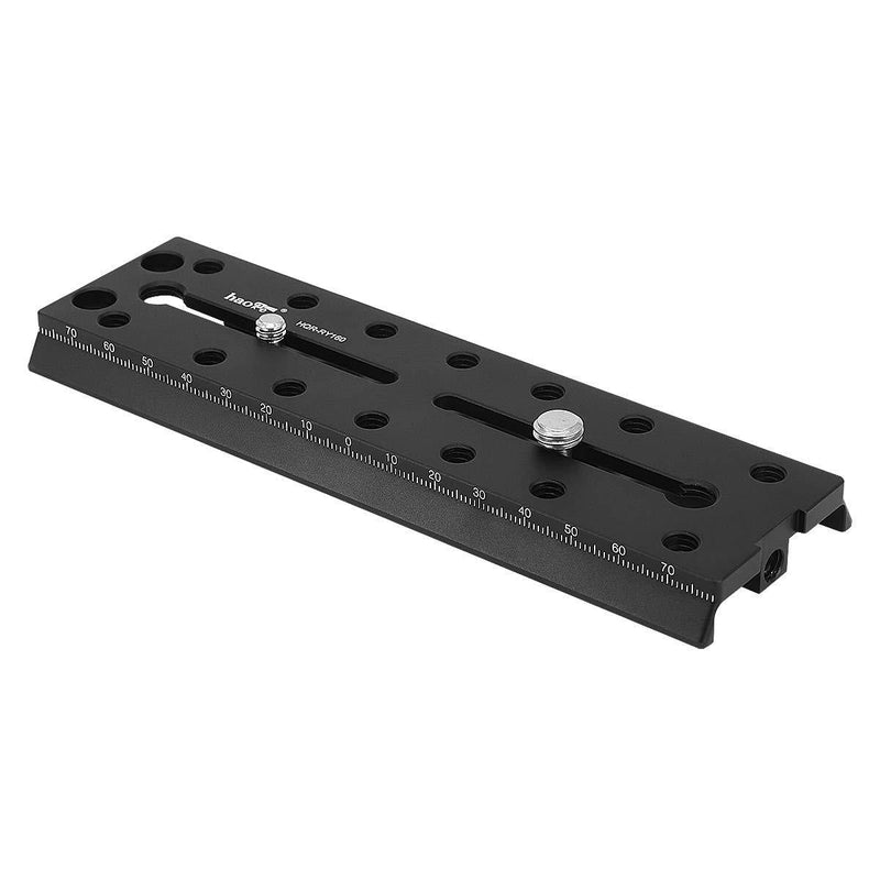 Haoge HQR-RY160 160mm Multi-Purpose Long Camera Extender Rail Mounting Quick Release Plate for DJI Ronin-S Ronin S Gimbal Stabilizer 160mm Plate for Ronin S