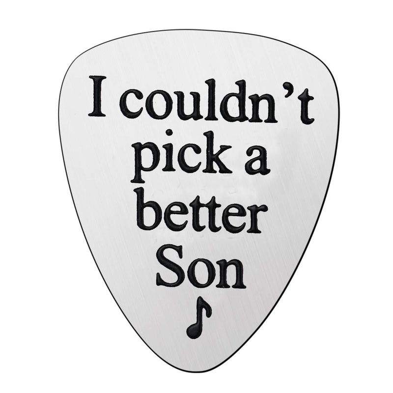 Son Gifts I Couldn't Pick A Better Son Mom To Son Gifts Dad To Son Gifts Guitar Picks