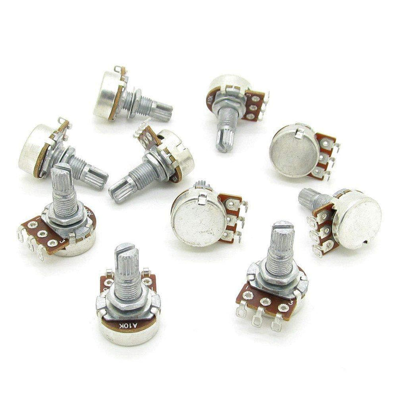 A10k Potentiometer For Electric Guitar Volume Pot (Pack of 10)