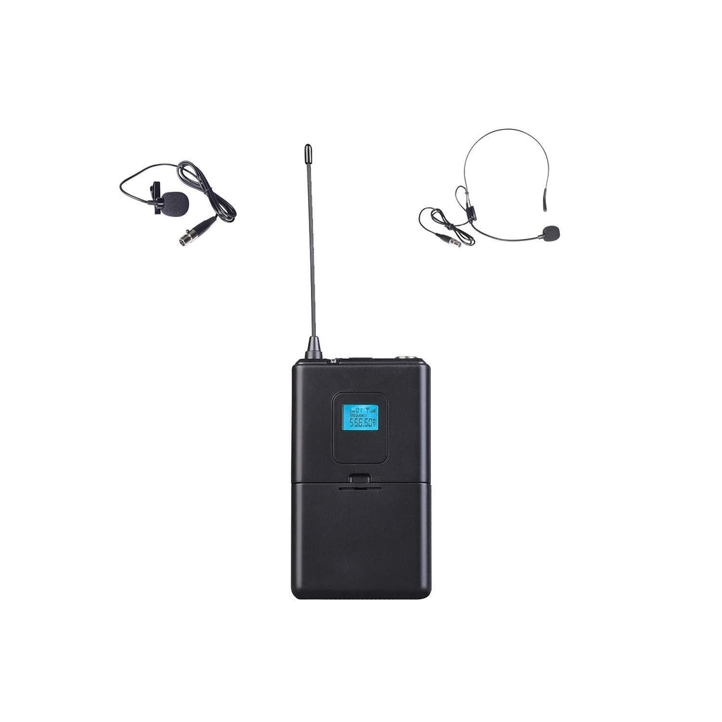 [AUSTRALIA] - innopow Bodypack Transmitter with Lapel & Headset Mics for WM200 CH.1 556.5 MHz 