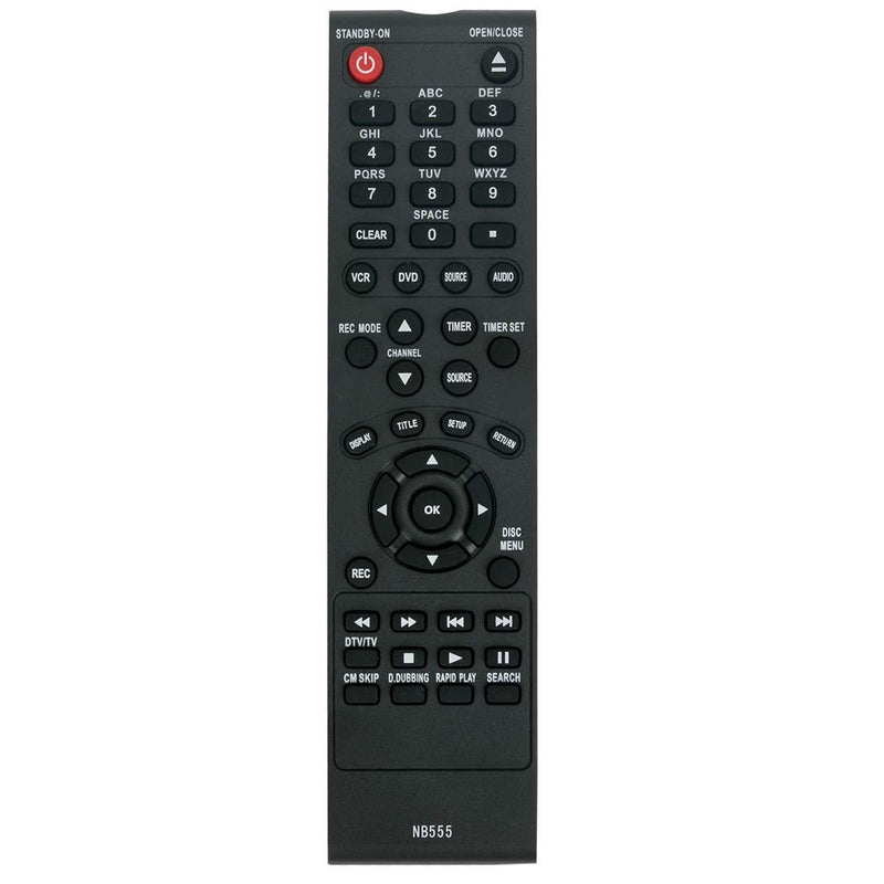 NB555 NB555UD Replacement Remote Control Applicable for Magnavox NB552 ZV450MW8 ZV450MW8A Digital Video Disc Recorder