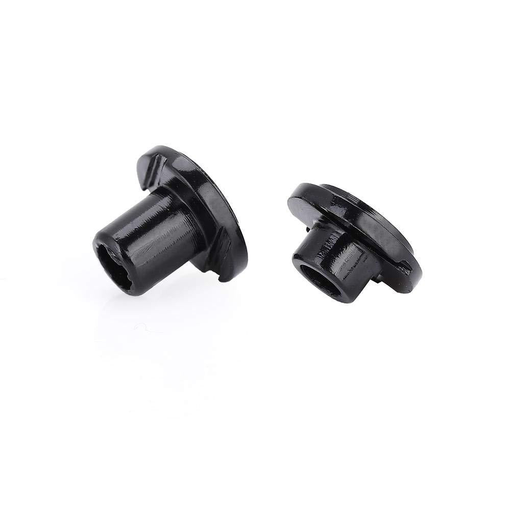 Fafeims Guitar String Tree Retainer,2PCS 5mm 7.8mm String Tree Retainer with Screw for Electric Guitar Part Accessory. Black