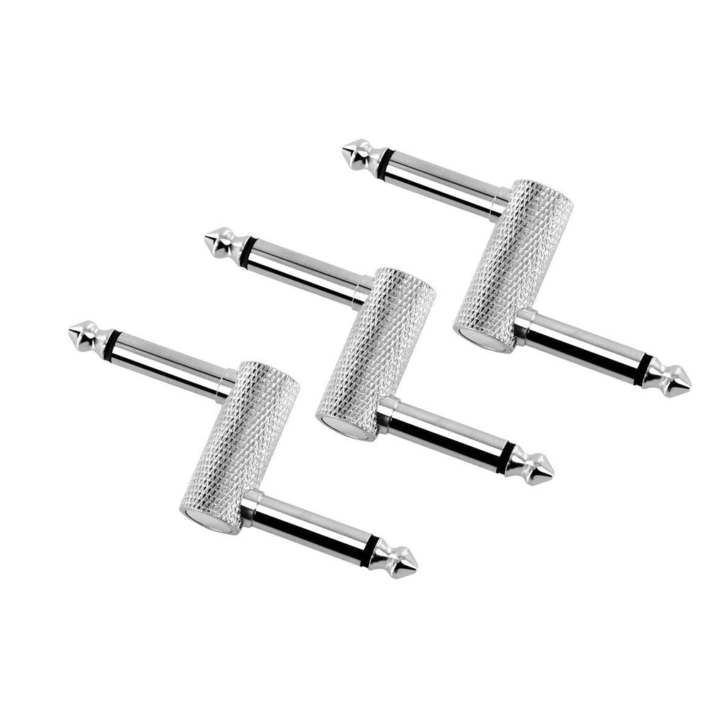 [AUSTRALIA] - MIMIDI Pedal Connector, 6.3mm 1/4 inch TS Pedal to Pedal Z Type Guitar Pedal Coupler for Guitar Effect Pedalboard Gold (Z Short, 3 Pack) Z Short x 3 