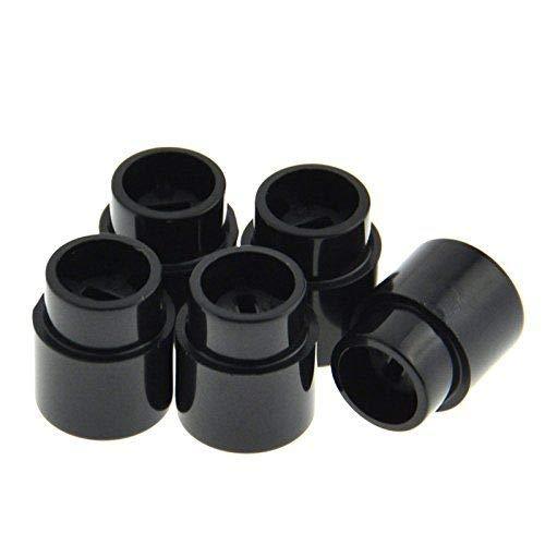 5pcs Black Tele Switch Cap Tip Guitar Push ON Top Hat Guitar Parts