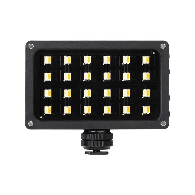 Viltrox RB08 Portable LED Fill-in Video Light Lamp 24pcs Beads Adjustable Brightness 2500K-8500K CRI 95+ with Display Screen Diffuser USB Charging Cable Hot Shoe Adapter for Studio Photography