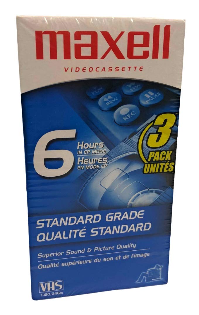 Maxell Standard Grade VHS Videocassette (214048)