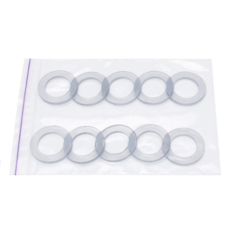 Grommet Eyelet Ring 3/4 inch Silicone Washer Gaskets 3/4 inch Silicone Washer Seals Pack of 10