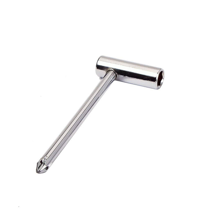 Guitar Truss Rod Wrench with 1/4" 6.35mm Cross Screwdriver 7mm Nut Driver for Taylor Guitar Adjustment Wrench