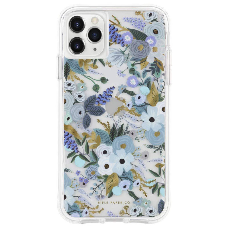 Rifle Paper CO. Case for iPhone 11 Pro Max - Floral Design - 6.5 inch - Garden Party - Blue Garden Party Blue