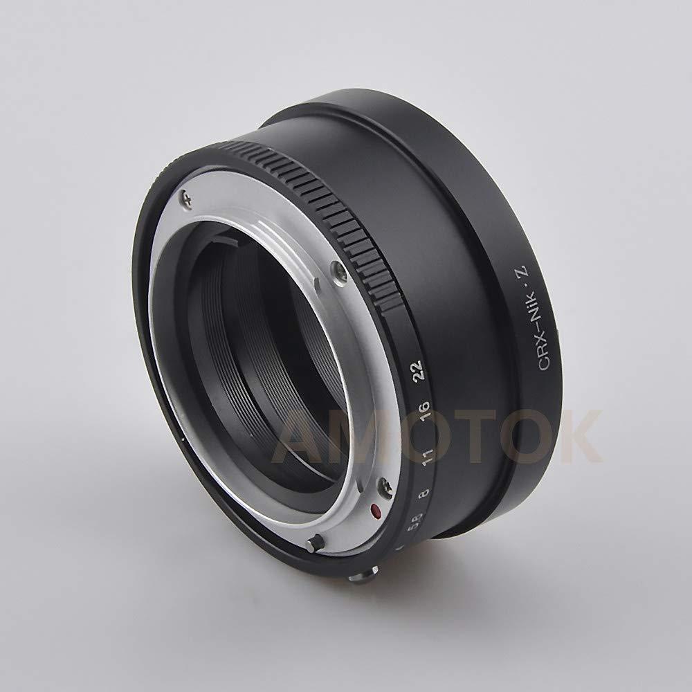 CRX to Z7 Adapter,Contarex CRX Lens to for Nikon Z Mount Z6 Z7 Full Frame Camera Contarex CRX to NIKON Z adapter