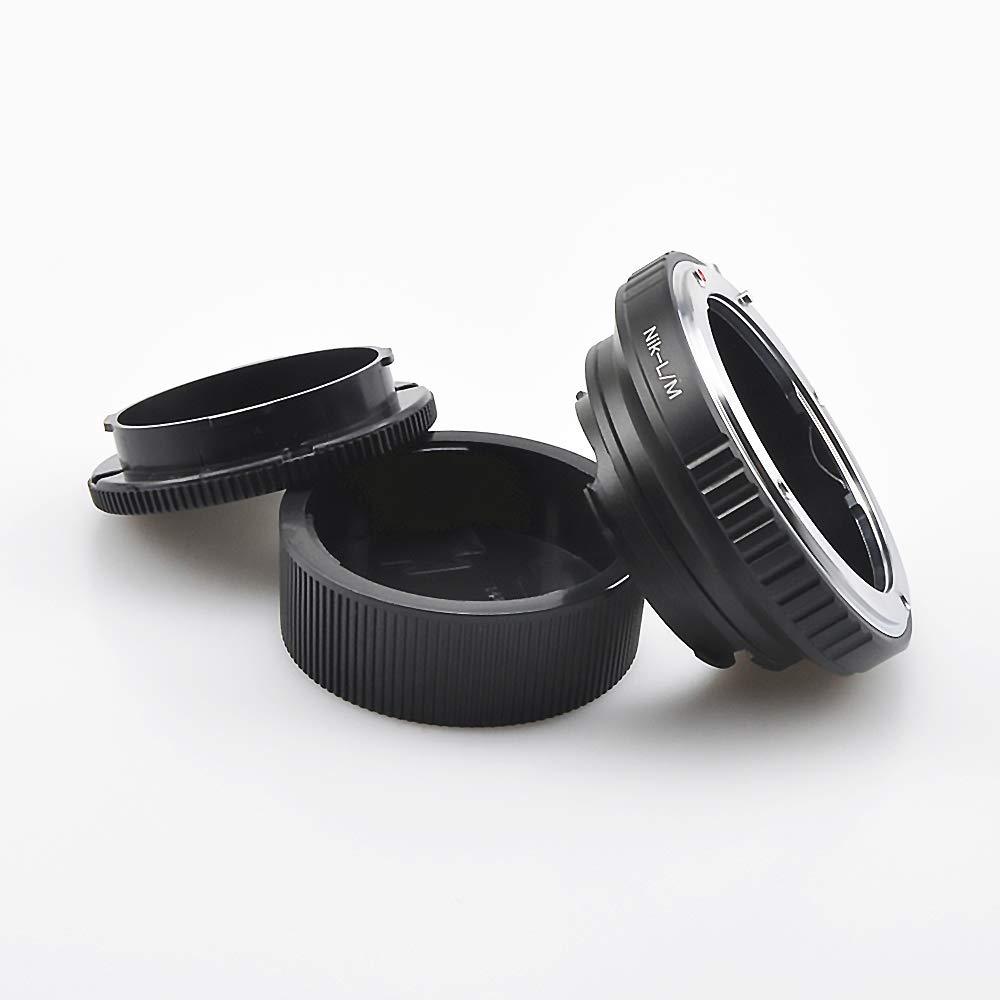 AI to LM Lens Adapter for Nikon F AI Lens to for Leica M L/M M9 M8 M7 M6 M5 (Compatible TECHART LM-EA 7 Adapter) Nikon to LM adapter