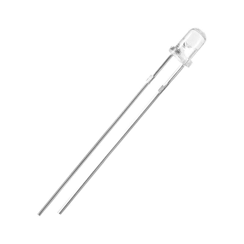 uxcell 50pcs 3mm 940nm Infrared Emitter Diode DC 1.2V LED IR Emitter Light Emitting Diodes Clear Round Head