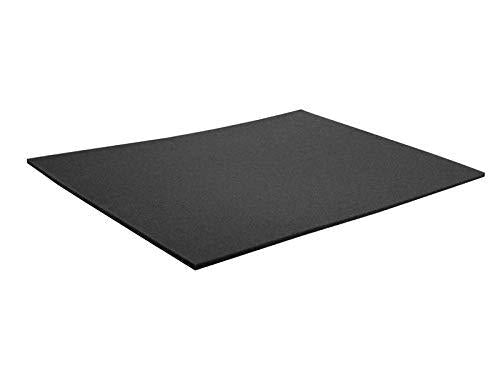 IZO All Supply 1/2" x 24" x 72" Acoustic Foam Sheets Charcoal Upholstery Foam Pad, Studio Sound Proof Padding, Packing Foam, Day Bed, Chair Cushions Foam Matress Topper 0.5" Inch Flat Panel