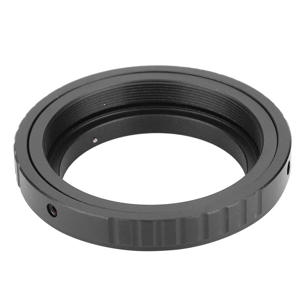 Astronomy Telescope T M48 0.75 Eyepiece Adapter Ring,Universal Aluminum Alloy Manual Aperture Focusing Control Adapter Ring for Nikon F for Canon EOS DSLR Camera(for Nikon F)