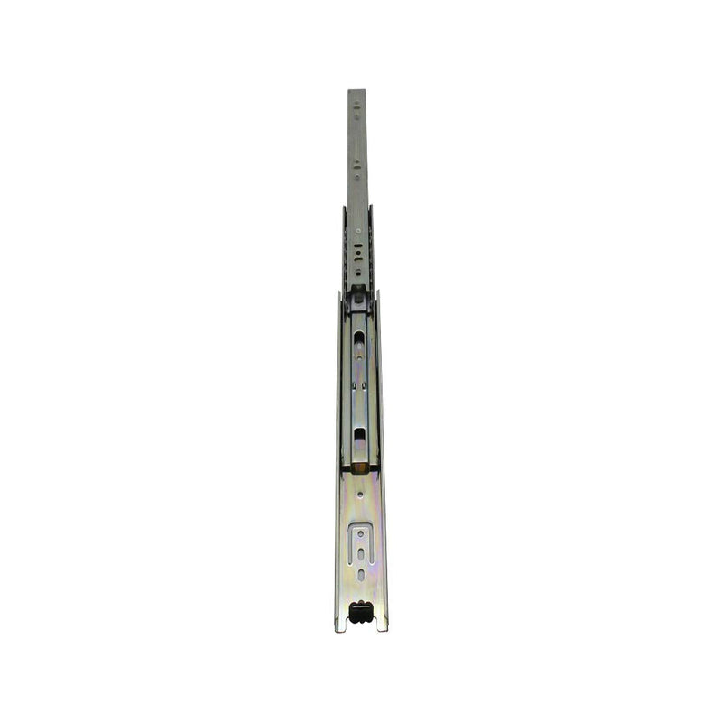 MroMax 12Inch Drawer Slides, Full Extension Ball Bearing Slide Track Rail 1.77Inch Wide 100lb Capacity Silver Tone 1 Pair