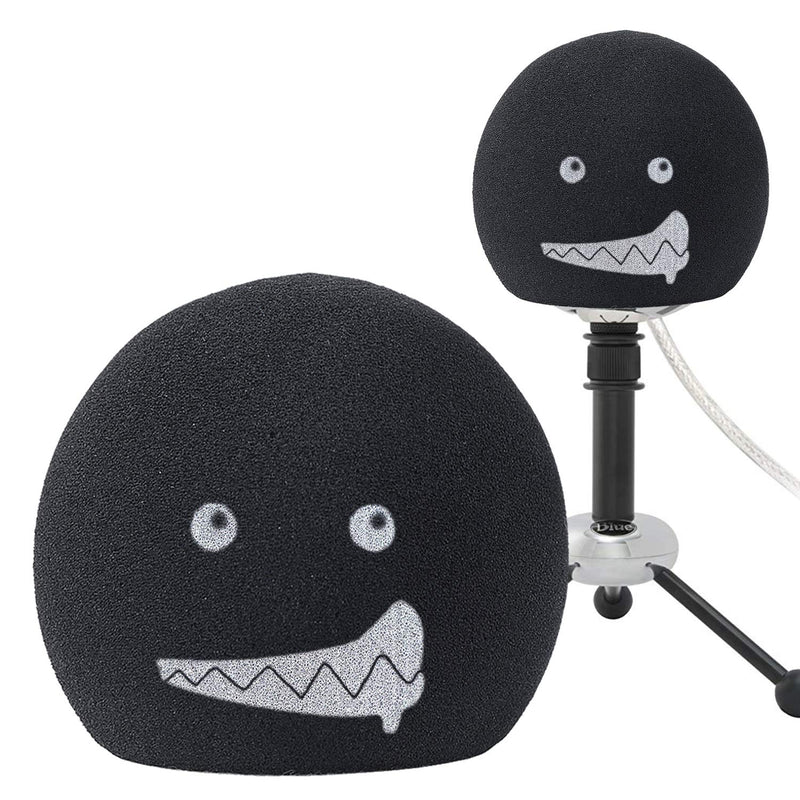 [AUSTRALIA] - YOUSHARES Blue Snowball Pop Filter - Customizing Microphone Windscreen Foam Cover for Improve Blue Snowball iCE Mic Audio Quality (Mouth) Mouth 