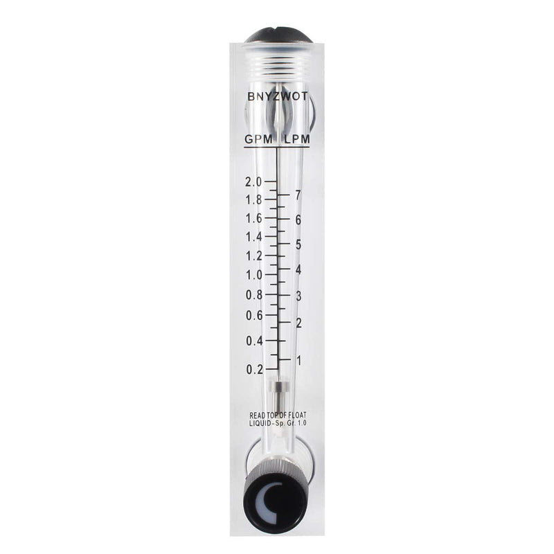 BNYZWOT Tubig Liquid Daloy ng Metro Flowmeter 1/2 PT Thread M-15 0.2-2GPM 1-7LPM