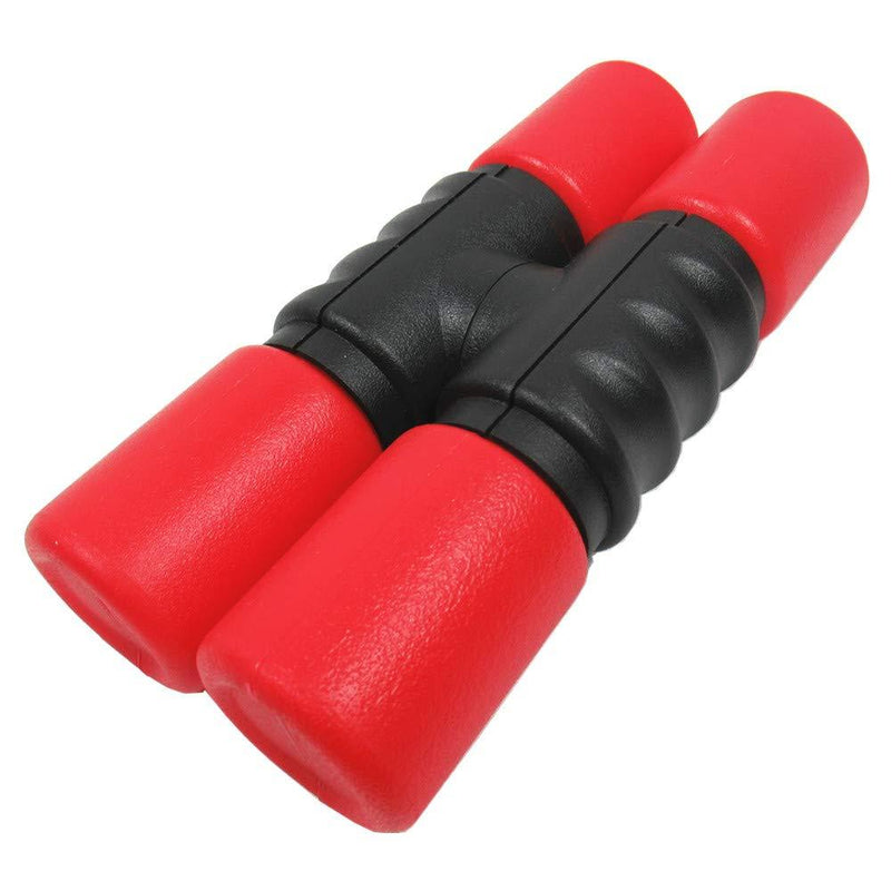 YXRSX Set of Two ABS Soft Hand Shaker Percussion Instruments Red