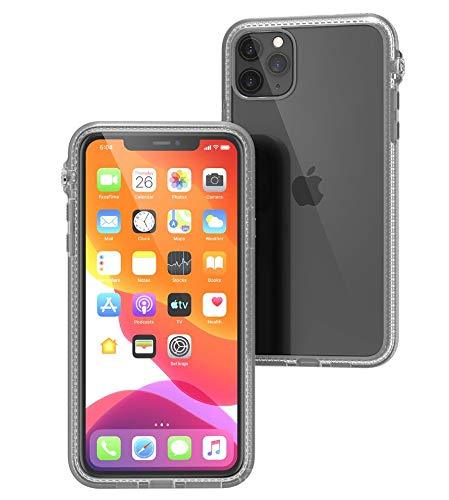 Catalyst - Case For iPhone 11 Pro Max Case with Clear Back, Heavy Duty 10ft Drop Proof, Truss Cushioning System, Rotating Mute Switch Toggle, Compatible with Wireless Charging, Lanyard Included- Clear Large