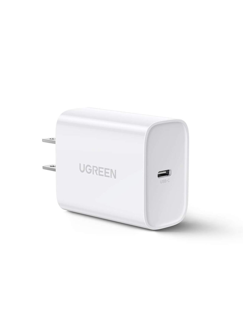 UGREEN 30W USB C Wall Charger - PD Fast Charger Block Power Adapter Compatible for MacBook Air, iPhone 12/12 Mini/12 Pro Max, Galaxy S21/ S21+, Note 20/ Note 10, iPad Pro, Pixel, Airpods and More