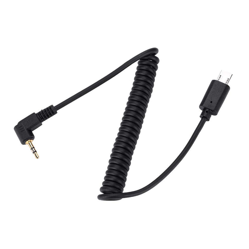 RM-VPR1 3.5mm/2.5mm S2 Shutter Release Cable Cord for Sony A7III/A9/A99 II/A7 II/A6500 Camera(2.5mm-S2) 2.5mm-S2