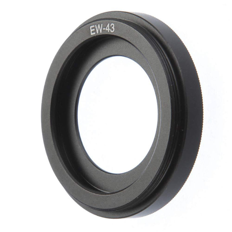 Runshuangyu Metal EW-43 Lens Hood for Canon EF-M 22mm F2 STM Lens, EW-43 Replacement - Black