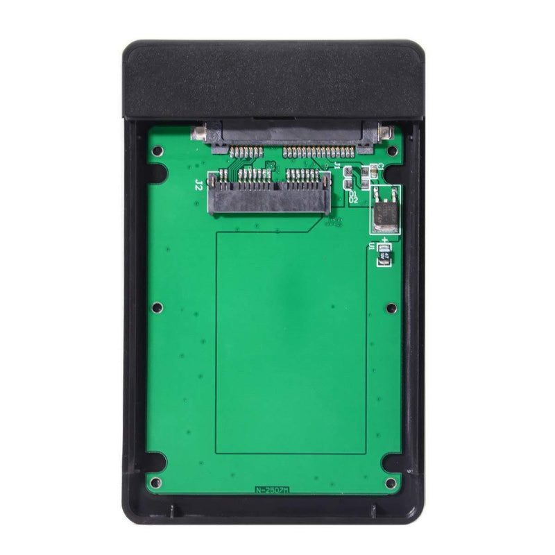 Xiwai USB 3.1 Type-C USB-C to 1.8 inch Micro SATA 16pin 7+9 SSD to External Hard Disk Enclosure