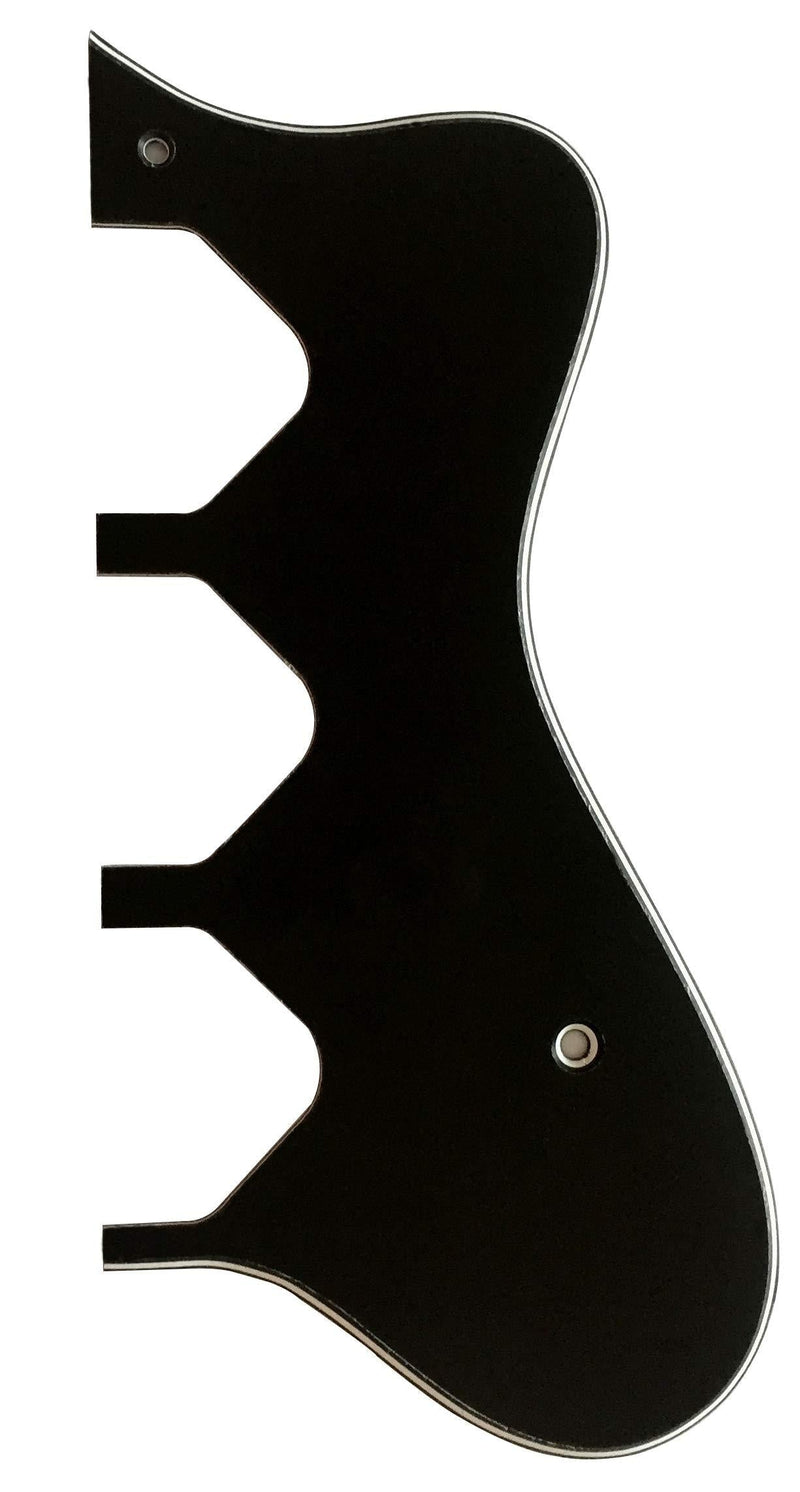 For Riviera Custom P93 Hollow Body Electric Guitar Pickguard (3 Ply Black) 3 Ply Black
