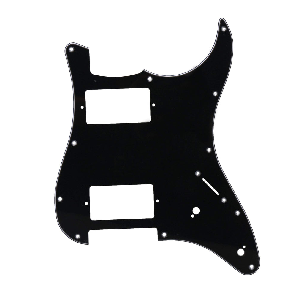 Bstinay Black 3 Ply 11 Hole ABS Guitar Pickguard Scratchplate For HH 2 Humbucker
